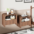 Floating Nightstand Set of 2, Small Night Stand by Jimmhome