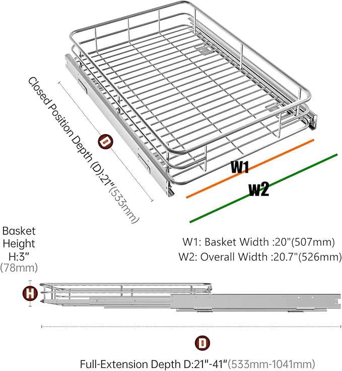 Pull Out Cabinet Organizer, Put Out Shelves - Image 4