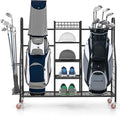 GYMAX Golf Bag Organizer, Golf Storage Garage Organizer by GYMAX