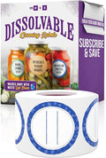 MESS Dissolvable Canning Labels by MESS