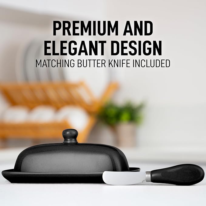 Zulay Kitchen Butter Dish With Lid - Image 6