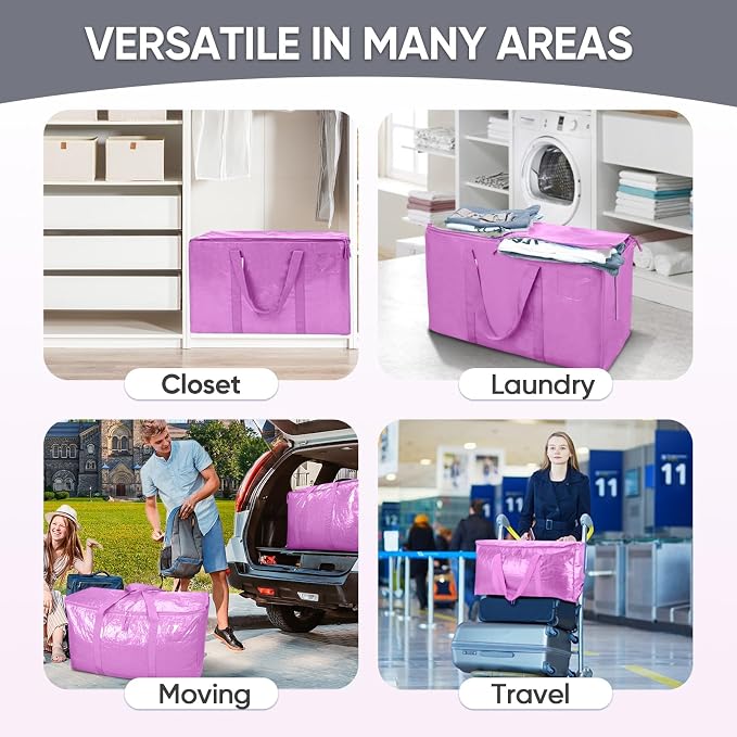 TICONN 4 Pack Extra Large Moving Bags - Image 9