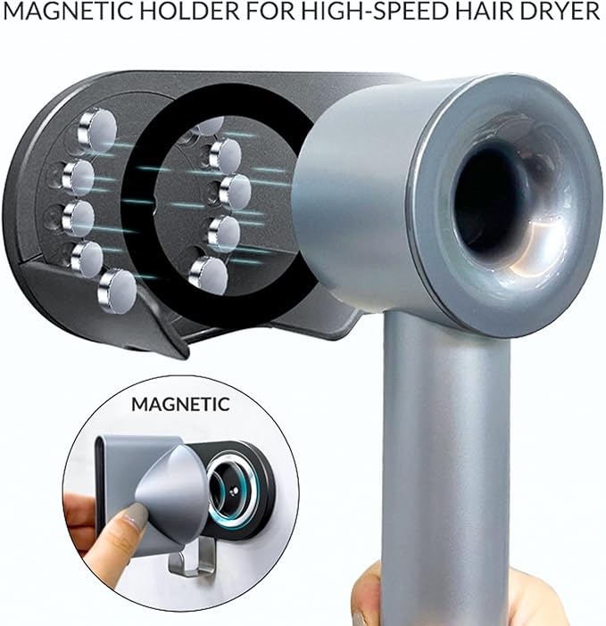 simpletome Hair Dryer Holder Wall Mount - Image 2