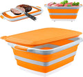 Collapsible BBQ Prep Tub with Cutting Board by CompanionforOutdoorsHome