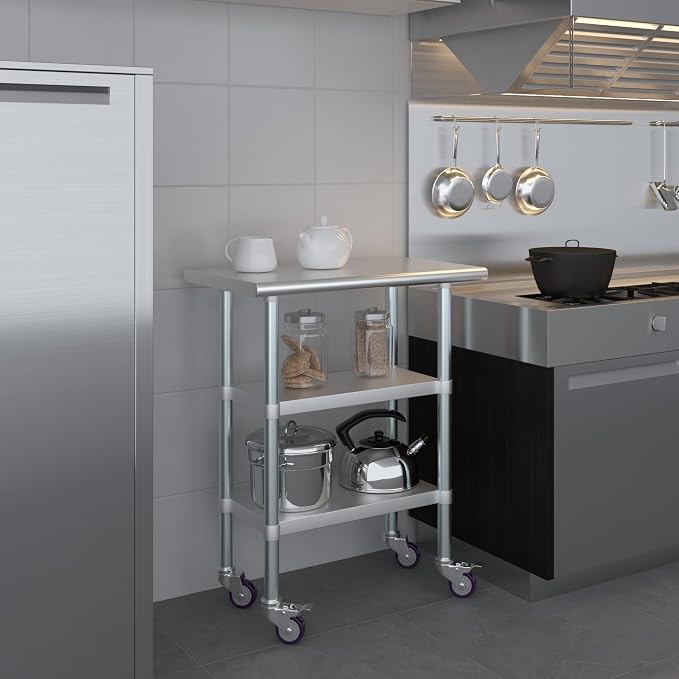 AmGood Stainless Steel Work Table - Image 7