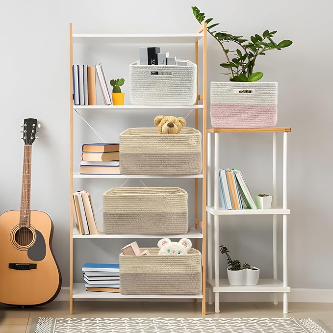COMFY-HOMI 3 pcs Large Storage Baskets - Image 2