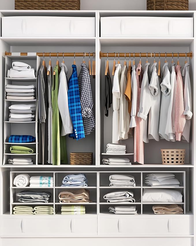 Closet Rods for Hanging Clothes, 17-76 Inch Heavy Duty and Stepless Adjustable - Image 2