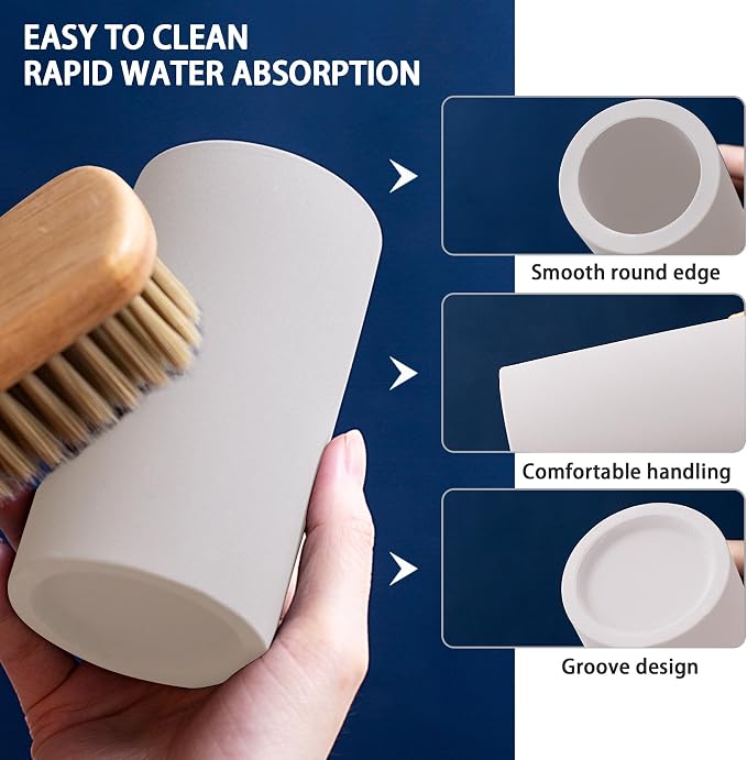 2Pcs Diatomite Toothbrush Holder - Image 3