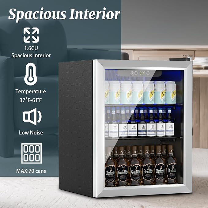70 Can Mini Fridge - Image 4