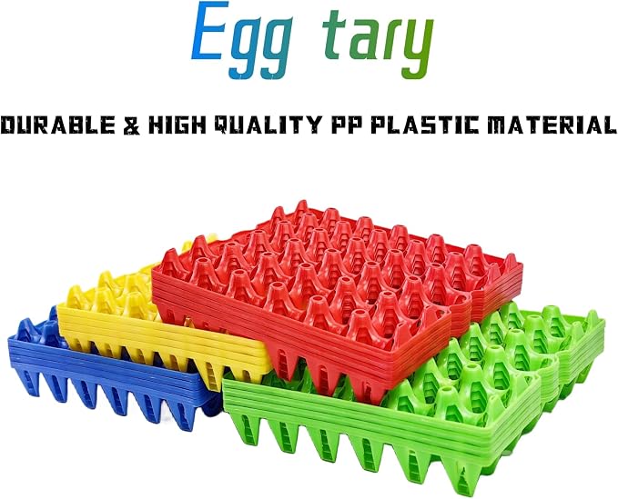 4-Pack Plastic Egg Tray Egg Crates 30-Egg Flats - Image 6