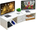 TEAMIX Dual Monitor Stand Riser by TEAMIX