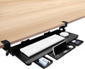 Large Keyboard Tray Under Desk Slide Out by OUKMIC