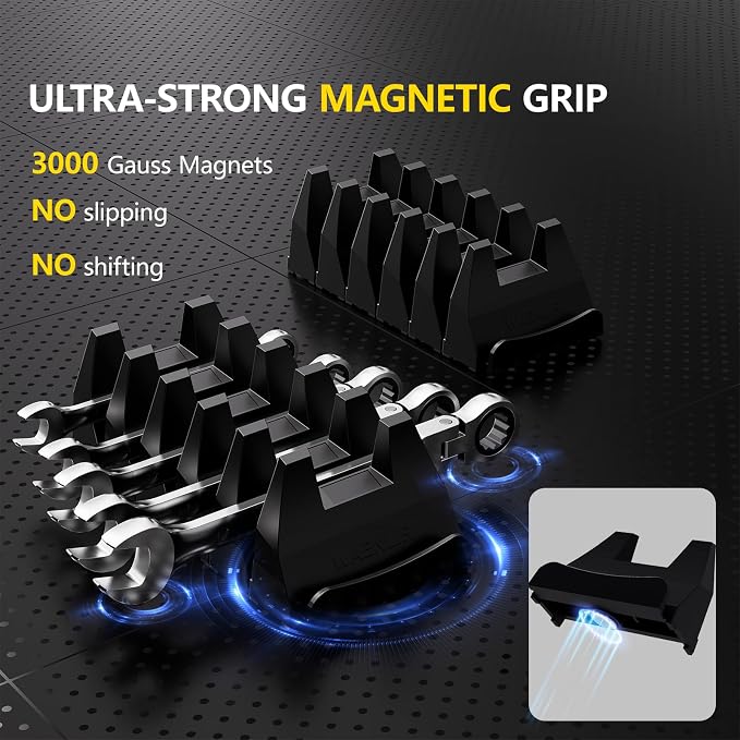 12PCS Magnetic Modular Wrench Organizer Set - Image 2