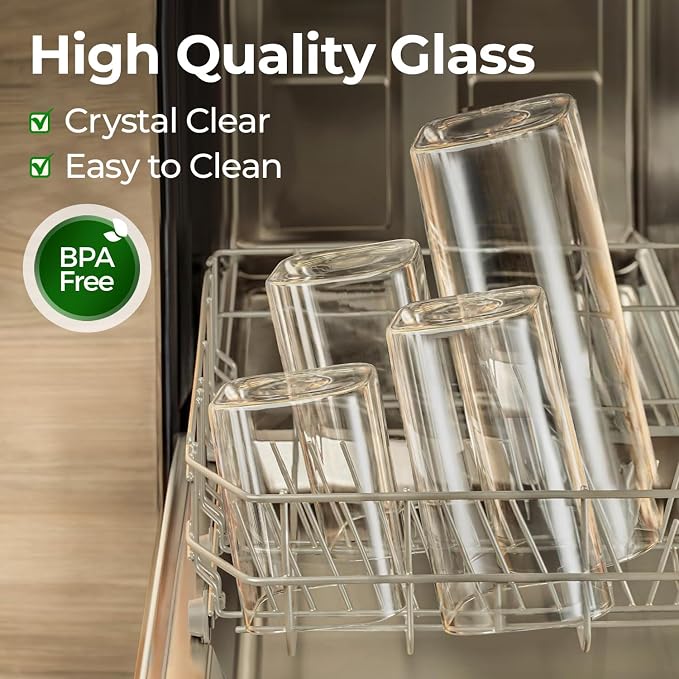 ComSaf 2.2 Qt Rectangle Glass Storage Containers - Image 4