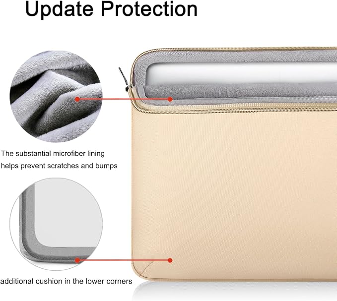 Voova Laptop Sleeve Case 15.6 16 Inch - Image 3