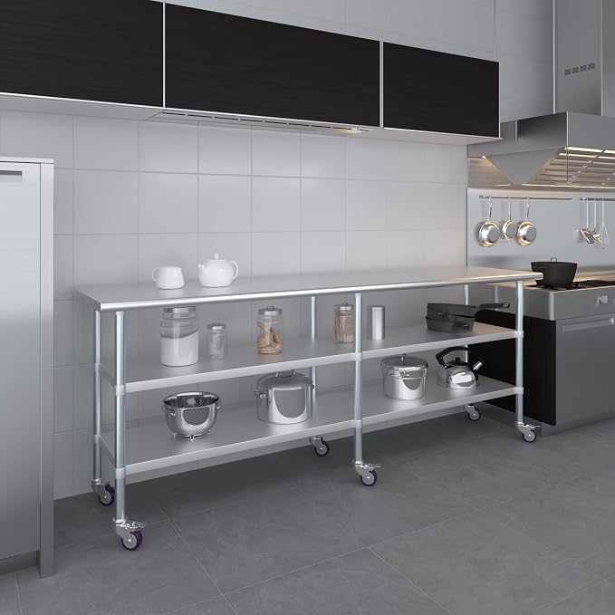 AmGood Stainless Steel Work Table - Image 9
