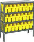 Quantum Storage Systems 1239-SB801YL Solid Heavy Duty 4 Shelves 24 STORE-MAX by QuantumStorageSystems