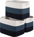 Storage Basket for Organizing, Woven Baskets for Storage, Rectangle Decorative by OIASKET