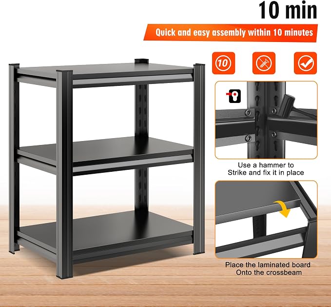 3-Tier End Table, Sofa Side Table - Image 6