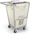 SONGMICS Laundry Basket with Wheels, 34.3 Gallons Rolling Laundry Hamper with by SONGMICSbySONGMICSHOME