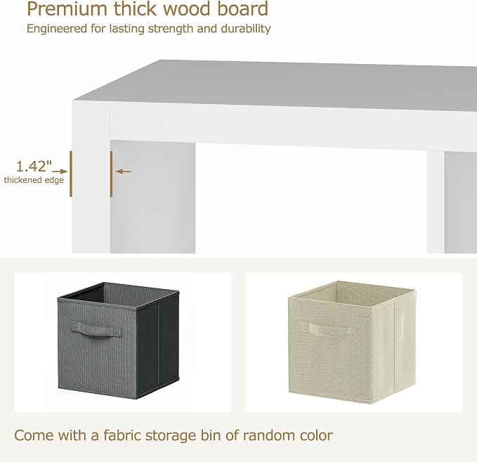 6 Cube Organizer, Cube Storage Shelf - Image 4