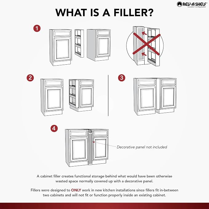 Rev-A-Shelf 6" W x 42" H Pull Out Quad Shelf Organizer - Image 5