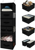 GRANNY SAYS Hanging Closet Organizer 6 Shelves, Closet Organization and Storage by GRANNYSAYS