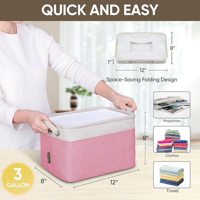 BALEINE 1 Pack Fabric Storage Bins - Image 5