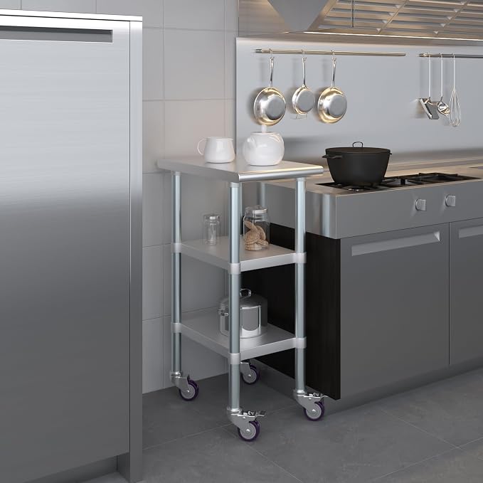 AmGood Stainless Steel Work Table - Image 9