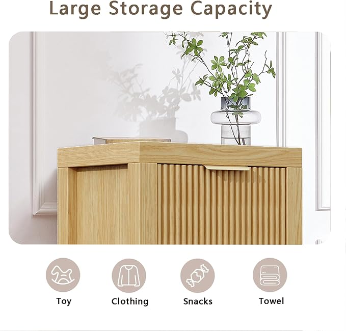 Modern 4-Drawer Solid Wood Dresser - Image 5