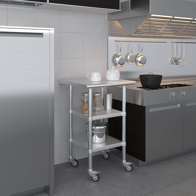 AmGood Stainless Steel Work Table - Image 9