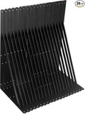 24 Pack L22 x H 12" Black Heavy Duty Shelf Brackets by MHMYDZ