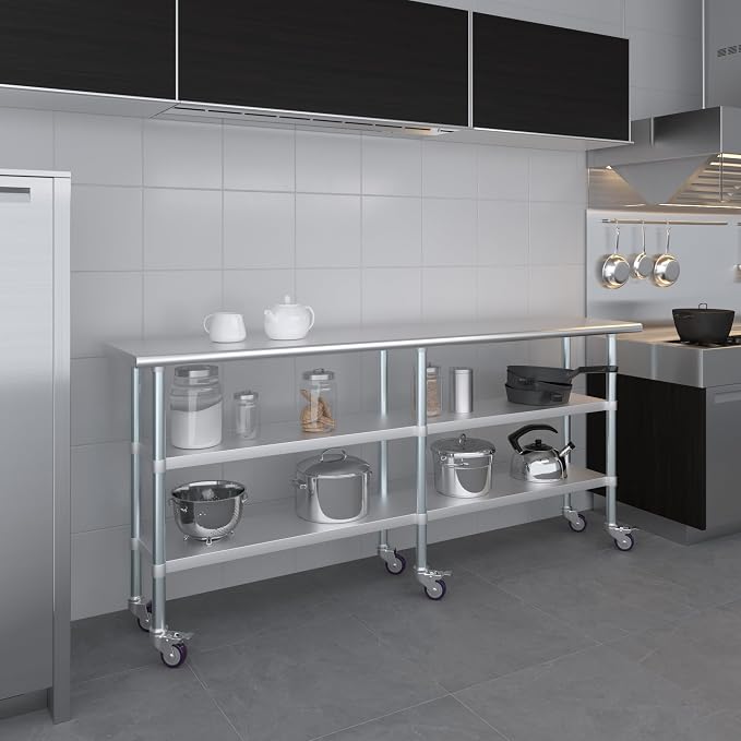 AmGood Stainless Steel Work Table - Image 9