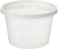 EDI D16050 16 oz Plastic Deli Food Storage Containers by EDI