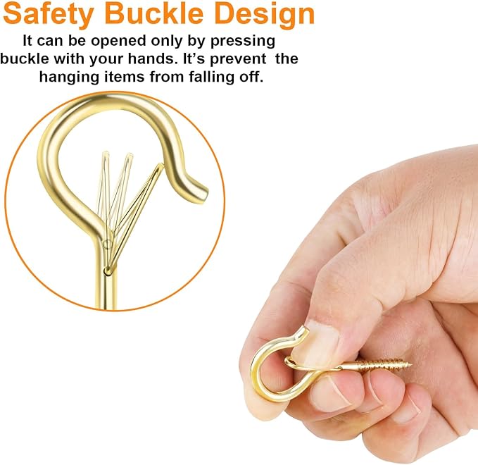 96 PCS Q-Hanger Hooks, Screw Hooks - Image 5