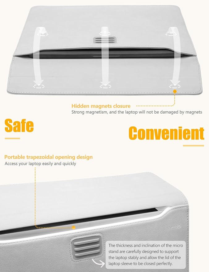 HYZUO 15 Inch Laptop Sleeve Case - Image 4