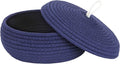 Sea Team Round Cotton Rope Storage Basket by SeaTeam