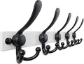 Dseap Coat Rack Wall Mount 2.0 Pro: Heavy Duty 300% Thicker, Stainless Steel by Dseap