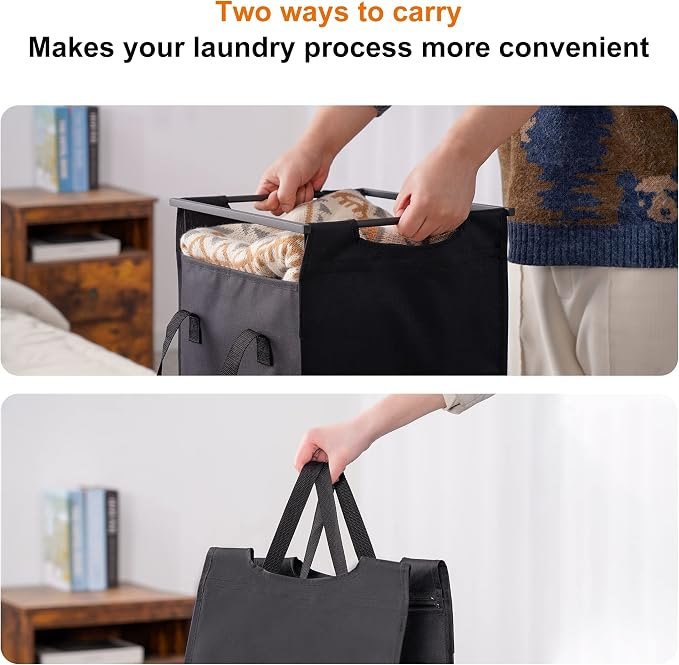 Heybly Laundry Hampers, 4 x 12.5 Gal Laundry Basket - Image 6