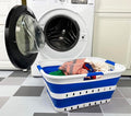 SAMMART 42L Collapsible Plastic Laundry Basket by SAMMART
