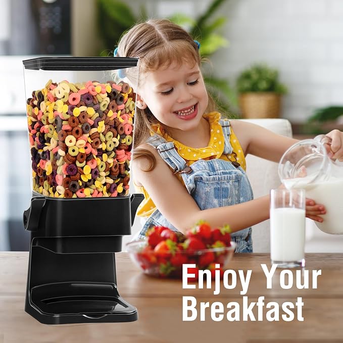 Cereal Dispenser Countertop, 5.5L Cereal Containers Storage Dispenser - Image 2