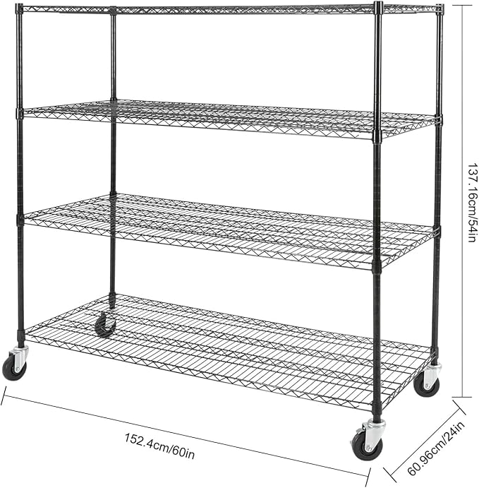 4-Tier Storage Shelving Unit - Image 3