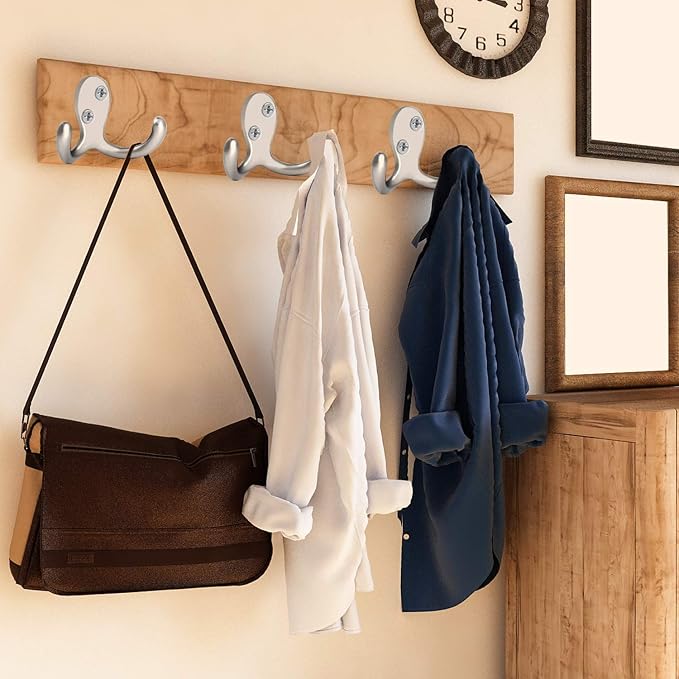 IBosins 20 Pack Heavy Duty Coat Hooks Wall Mounted - Image 5