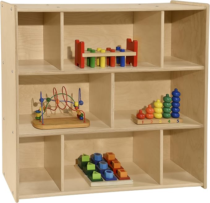 Contender - Birch 8 Cubby Storage Unit, Kids Toy and Books Organizer - Image 3