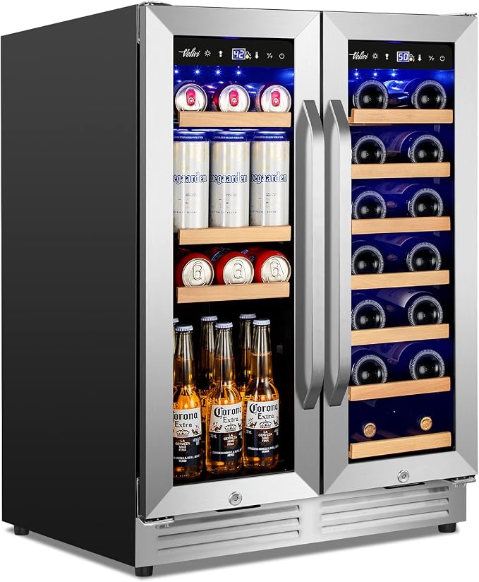Wine and Beverage Refrigerator Upgraded, 24 Inch Beverage Refrigerator Cooler - Image 9
