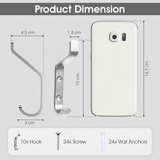 GlazieVault Coat Hook– Door Hook - Image 2