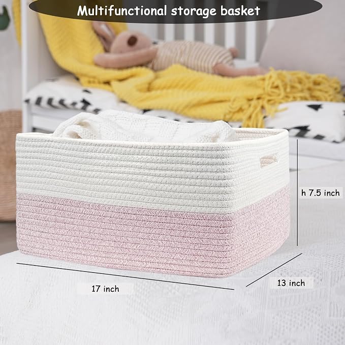 COMFY-HOMI 2 pcs Large Storage Baskets - Image 3