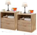 LEYAOYAO Fluted Nightstand Set of 2 by LEYAOYAO-Findtheshiningpointofyourideallife%EF%BC%81