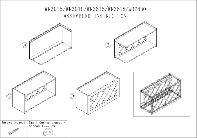 Solid Wood Wine Bottle Rack Wall Cabinet - Image 6