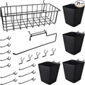 G.CORE Peg Board Organizer 21 Pack, Pegboard Accessories by GCORE